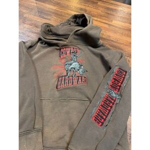 Cowboy Hardware hoodie.  Childs size medium.